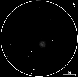 NGC 188,  60mm refractor, x20