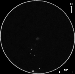 NGC 936,  60mm refractor, x40