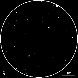 NGC 1491,  60mm refractor, x20