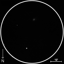 NGC 5824,  60mm refractor, x40