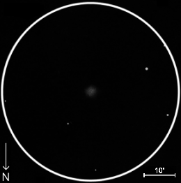 NGC 5986,  60mm refractor, x40