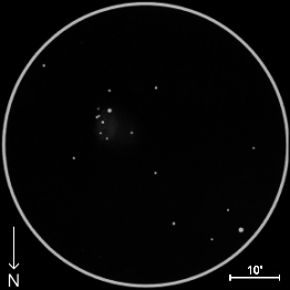 NGC 6242,  60mm refractor, x40