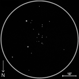 NGC 6281,  60mm refractor, x40