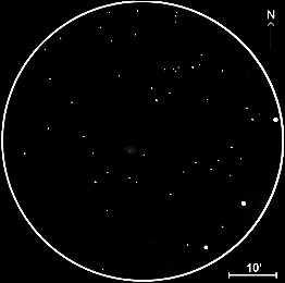 NGC 7044,  60mm refractor, x20