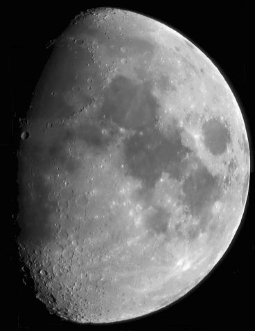 lune gibbeuse, par Luciano Pignoloni, webcam Toucam pro